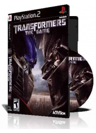 Transformers The Game ps2با کاور کامل و چاپ روی دیسک